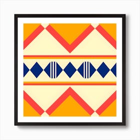 Aztec Pattern Art Print