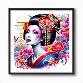 Geisha 16 Art Print