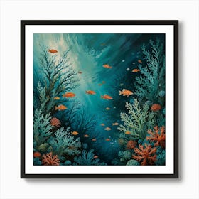 Under The Sea 1 Art Print