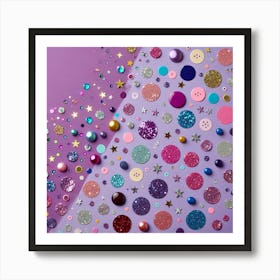 Glitter Confetti Art Print