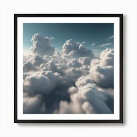 Volumetric Clouds 1120897533 Art Print