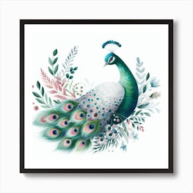 Peacock 4 Art Print