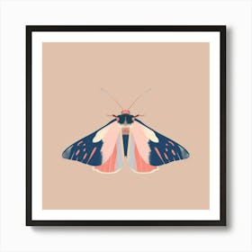 Pink Moth Art Print