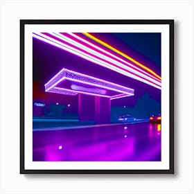 Neon Lights Art Print