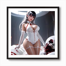 Sexy Nurse 3 Art Print