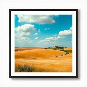 Field Of Wheat Art Print