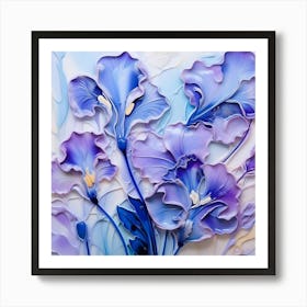 Irises 5 Art Print