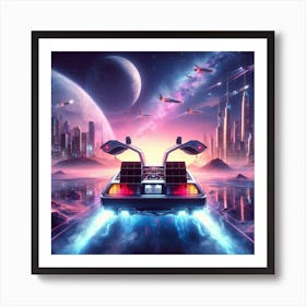 Back To The Future Art Print