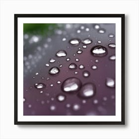 Raindrops Art Print