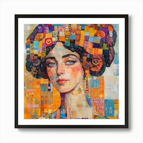 Klimt'S Woman Art Print