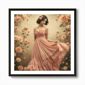 Elegance in Bloom Art Print