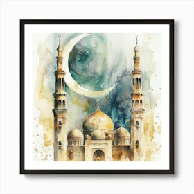 Islamic Mosque 11 Art Print