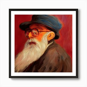 Old Man With Beard Art Print