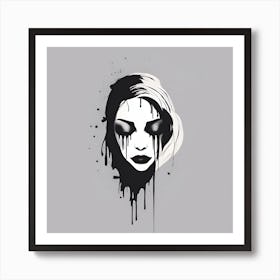 Face Of A Woman Art Print