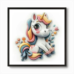 Unicorn 489 Art Print