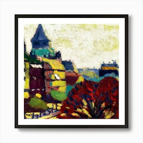 Paris Cityscape Art Print