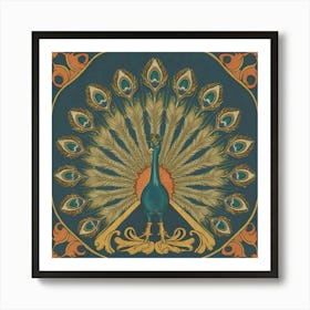 Peacock 28 Art Print