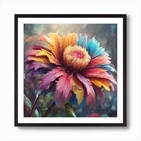 Colorful Flower Art Print