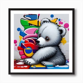 Teddy Bear Art Print