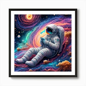 Space Man Art Print