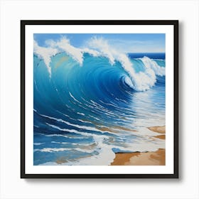 Ocean Wave 1 Art Print