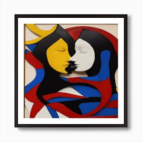 'The Kiss' Art Print