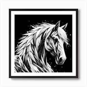 Abstract Horse Art Print