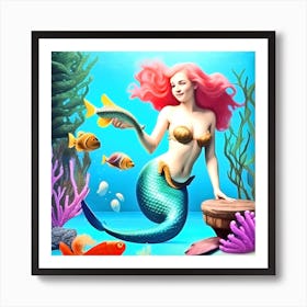 Mermaid 16 Art Print
