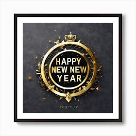 Happy New Year 134 Art Print