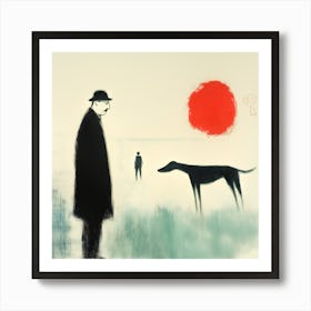 Dogs And Their People II Art Print