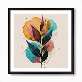 Abstract Watercolor Painting Art Print