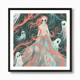 Ghost Girl 1 Art Print