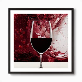 Red Wine Art Print