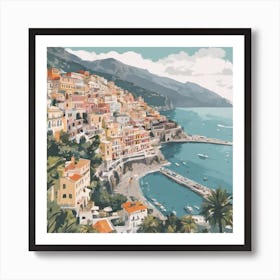 Beaches of Italy Art Print Art Print