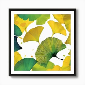 Ginkgo Leaves 3 Art Print