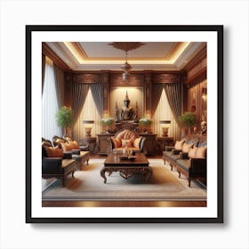 Thai Living Room Art Print