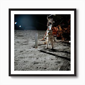 Astronaut Edwin E 1 Art Print