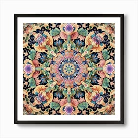 Floral Mandala Art Print