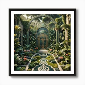 Fantasy Garden 2 Art Print