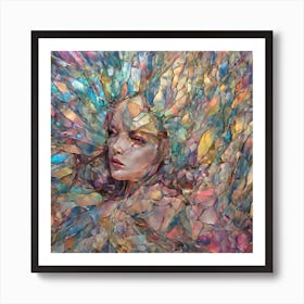 Woman Having 749612115 Art Print