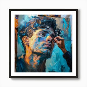 Portrait Of A Man 1 Art Print