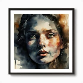 Portrait Of A Woman 44 Art Print