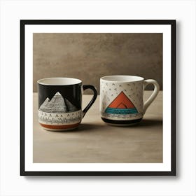 Egyptian Pyramids Art Print