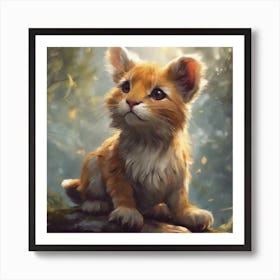 Cute Kitten Art Print