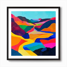 Abstract Travel Collection Kyrgyzstan 9 Art Print