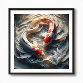 Koi Fish 4 Art Print