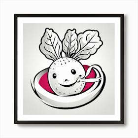 Beet Logo 5 Art Print