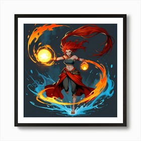 Fireballs Art Print