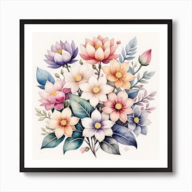 Enchanting Bouquet 1 Art Print