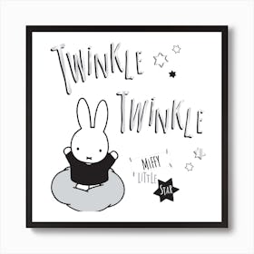 Twinkle Twinkle Square Poster